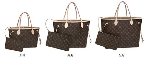 louis vuitton gm vs pm|Louis Vuitton neverfull gm size.